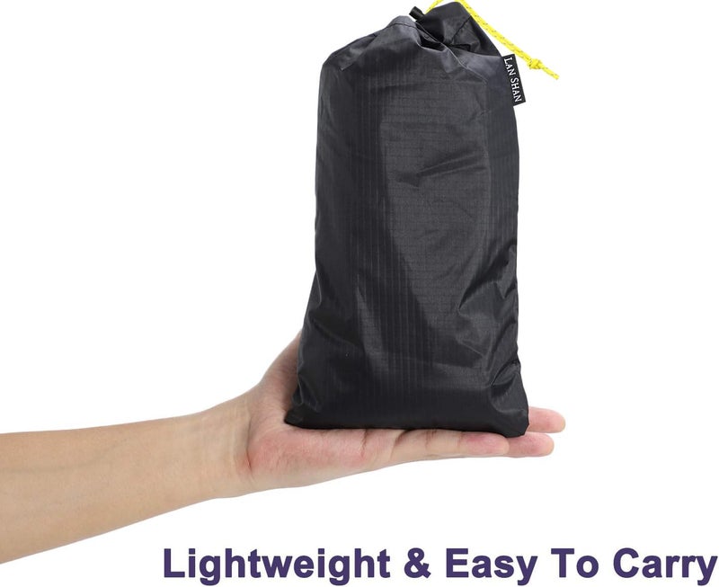MIER LANSHAN 1-2 Person Ultralight Waterproof Footprint Outdoor Camping Tent Tarp Canopy Blanket Picnic Ground Sheet Mat, Ultralight Tent Fitted, 1 Person - Image 5
